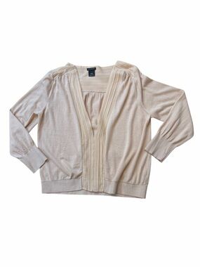 Club Monaco Light Pink V Neck Cardigan Top